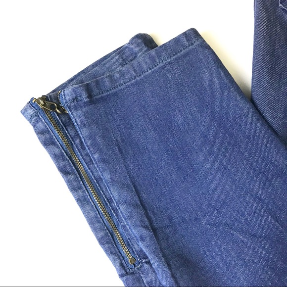 Joe Fresh Skinny Zip Ankle Jean Size 10 Women Blue - Picture 5 of 8